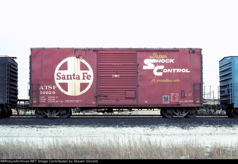 Santa Fe appliance box ATSF #14020